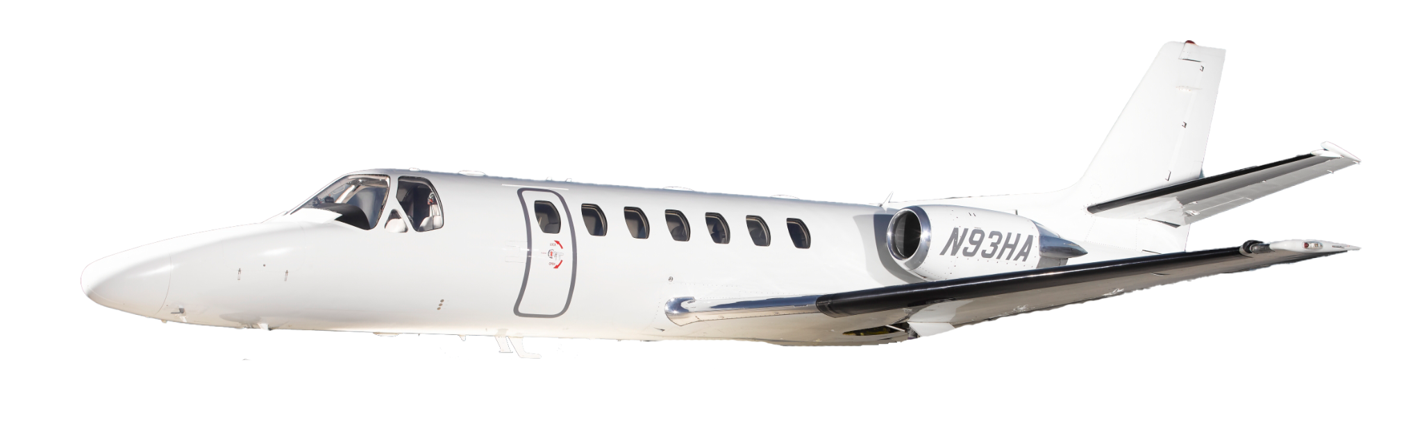 Citation Ultra 560-0493, registration N93HA, aircraft profile