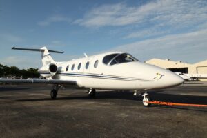 Insights 5 RK-349 Beechjet 400a RK-349 Right Front Profile